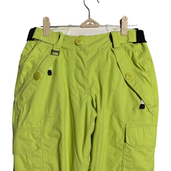 Sessions Ridge Series Snow Ski Snowboard Pants Women's XS Neon Green White - Picture 2 of 15